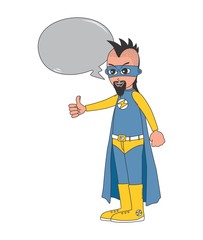 superhero cartoon theme