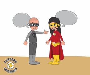 superhero cartoon theme