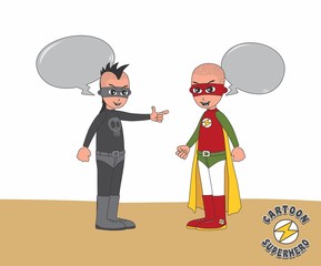 superhero cartoon theme