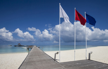 beach in the Maldives