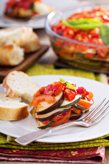 Ratatouille on a plate