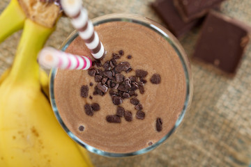Chocolata banana smoothie
