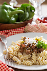 Pasta witn bolognese sauce