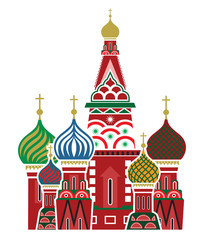 Moscow symbol - Saint Basil's Cathedral, Russia
