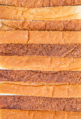 Whole Wheat Bread and Sandwich bread close up
