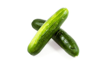 Frische Grüne Salatgurken