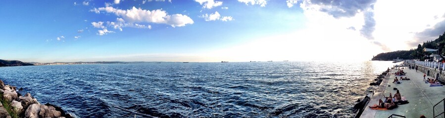 Obraz premium Italian beach sunset!