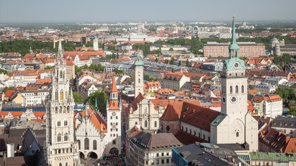 Fototapeta na wymiar panorama Munich