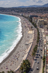 Fototapeta na wymiar Nicea - Riwiera Francuska - Południowa Francja