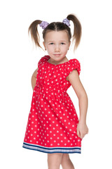 Portrait of a smiling little girl