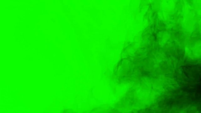 Atmosphere Smoke Dust On  Green Screen