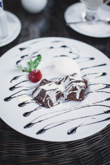 Dessert chocolate fondant