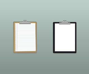 Two vector clipboards