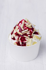 Frozen Joghurt Mandelstifte