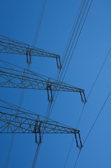 Hochspannungsleitung Detail