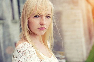 Fototapeta premium Portrait of a beautiful woman