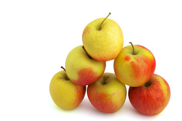 Apfel Pyramide Draufsicht