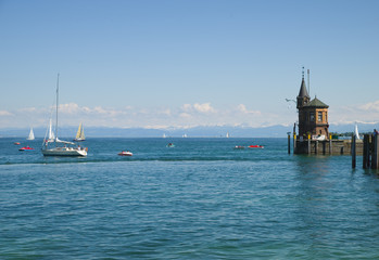 Hafen in Konstanz - Bodensee - Deutschland