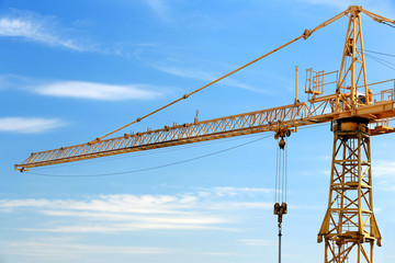 Industrial construction crane
