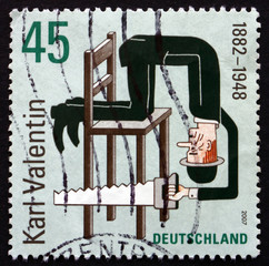 Postage stamp Germany 2007 Karl Valentin, Writer