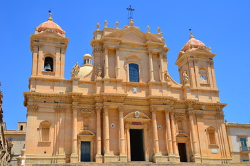 Noto cathedral of St. Nicholas