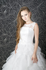 Fototapeta premium Professional makeup hairstyle bride