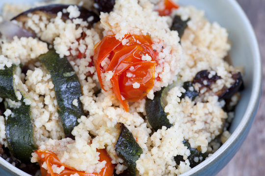 Closeup Cuscus Salads