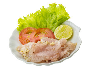 Swordfish carpaccio