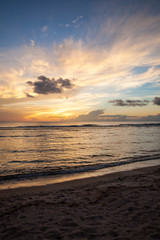 Fototapeta premium Beautiful Sunset of the Pacific sea