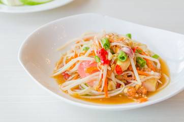 green papaya salad