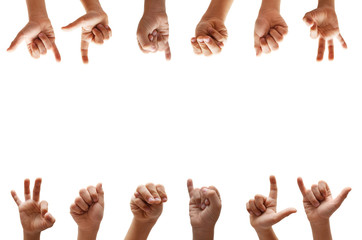 Family american sign language