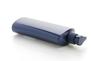 Cosmetic bottle isolated on white