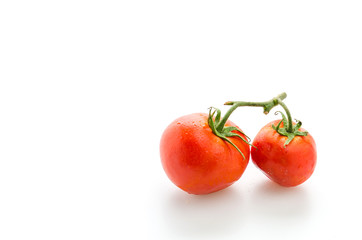 Tomato isolated on white