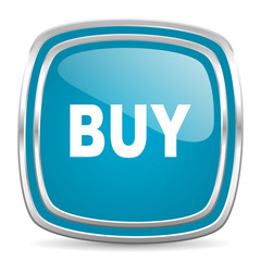 buy blue glossy icon