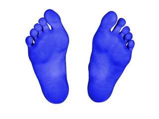 Feet isolated