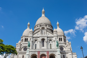 Fototapeta na wymiar Sacre Coeur Basilica in Paris, France