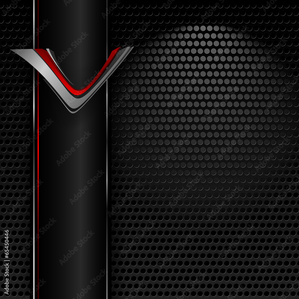 Poster vector background with metallic texture