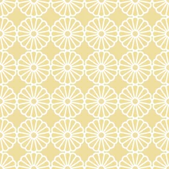 Seamless Pattern Flowers Yellow © Jan Engel