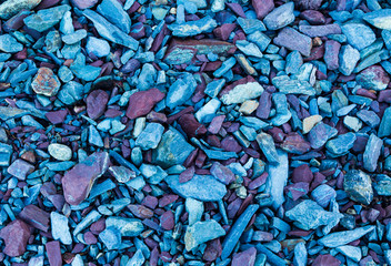 Red and Blue Stone Chips