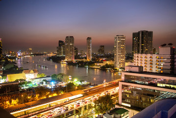 Fototapeta na wymiar Night in Bangkok