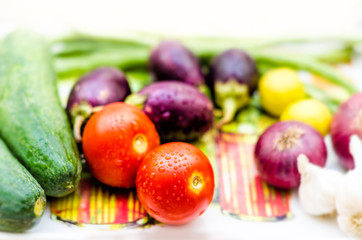Vegetables background