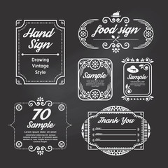 Label Vintage Design Labels template