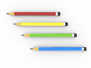 pencil isolated