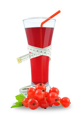 juice of red currants and meter