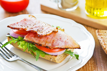 Grilled Ham sandwich
