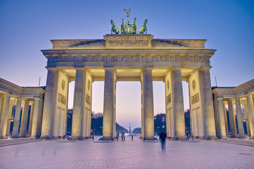 Obraz premium The Brandenburger Tor at Berlin, Germany
