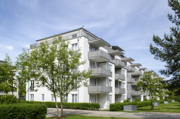 Moderner Wohnungsbau, Nymphenburger Schlossviertel, München