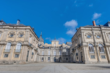 Fototapeta na wymiar Royal Palace at San Ildefonso, Spain