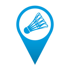 Icono localizacion simbolo badminton