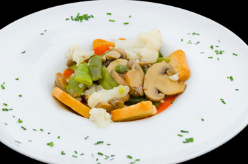 Spring vegetable stew.